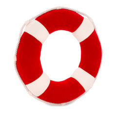 Подушка игрушка декоративная: Спасательный круг (48cm) цена и информация | Декоративные подушки и наволочки | pigu.lt