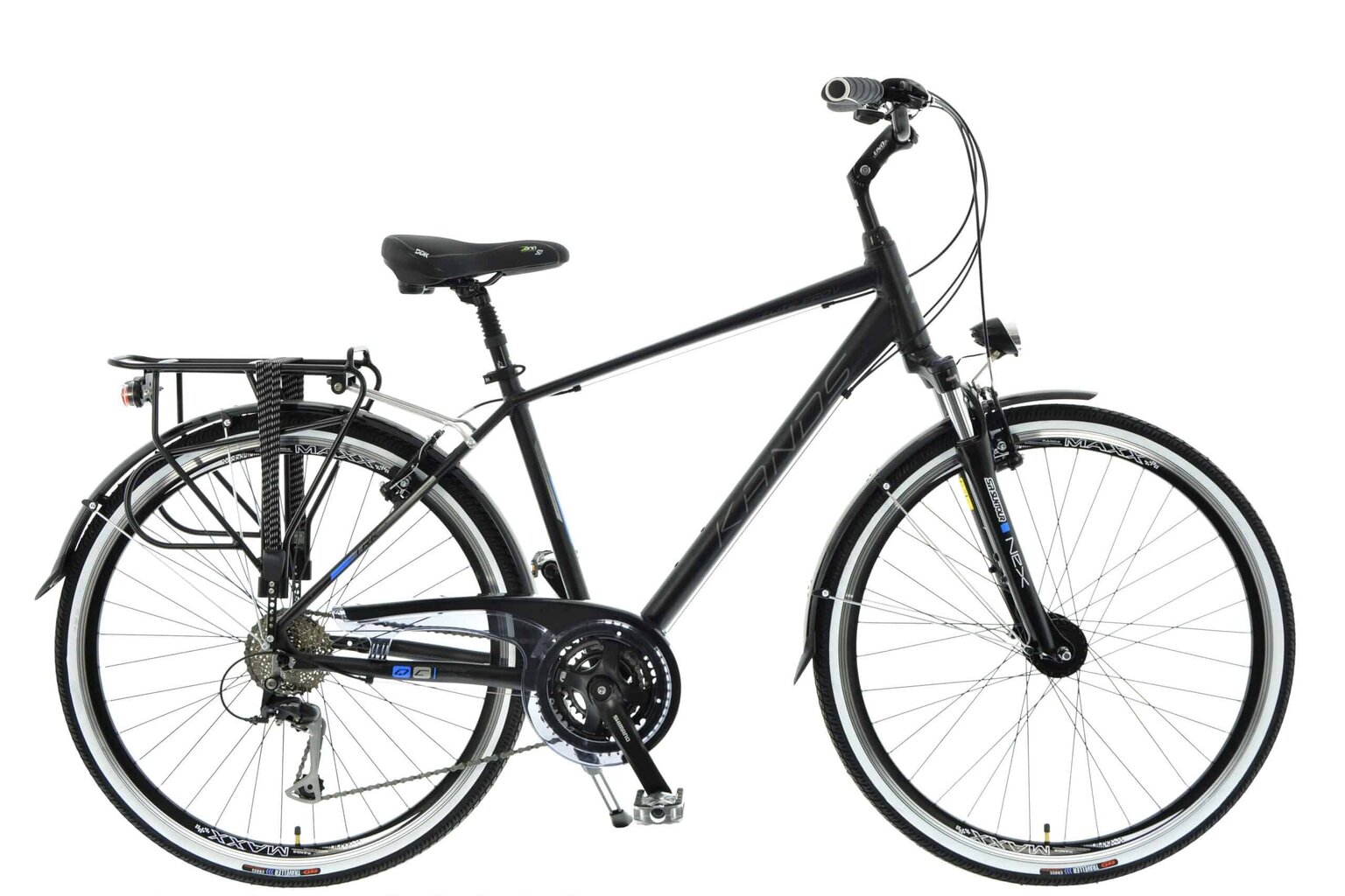 Vyriškas dviratis Kands Elite Pro, 166-181 cm, 28", Alu, Shimano, juodas kaina ir informacija | Dviračiai | pigu.lt