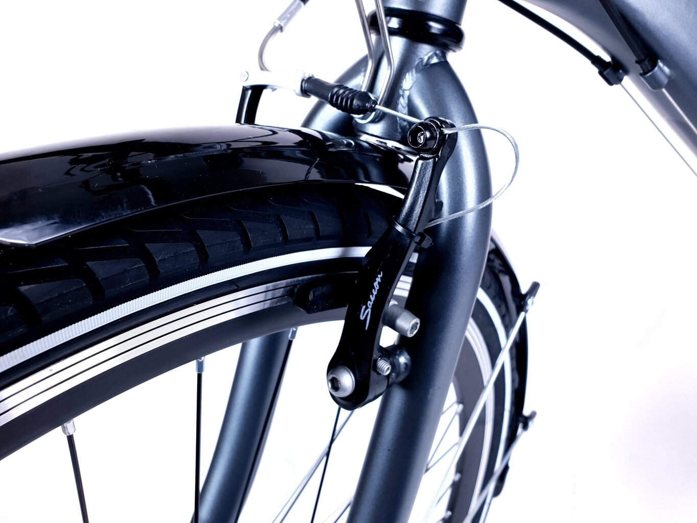 Vyriškas dviratis Kands Galileo, 182-200 cm, 28" aliumininiai ratai, 21 pavarų Shimano perjungėjas, Grafitas kaina ir informacija | Dviračiai | pigu.lt