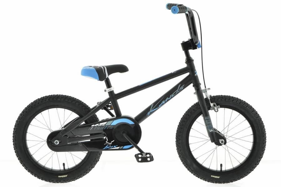 Vaikiškas dviratis Kands Ninja 16", juodas kaina ir informacija | Dviračiai | pigu.lt