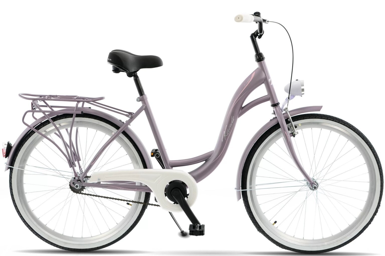 Moteriškas dviratis Kands S-Comfort, 155-180 cm, 26" aliumininiai ratai, pintas krepšys, Viržiai kaina ir informacija | Dviračiai | pigu.lt