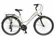Moteriškas trekingo dviratis Kands Travel-X Alu 26", baltas kaina ir informacija | Dviračiai | pigu.lt