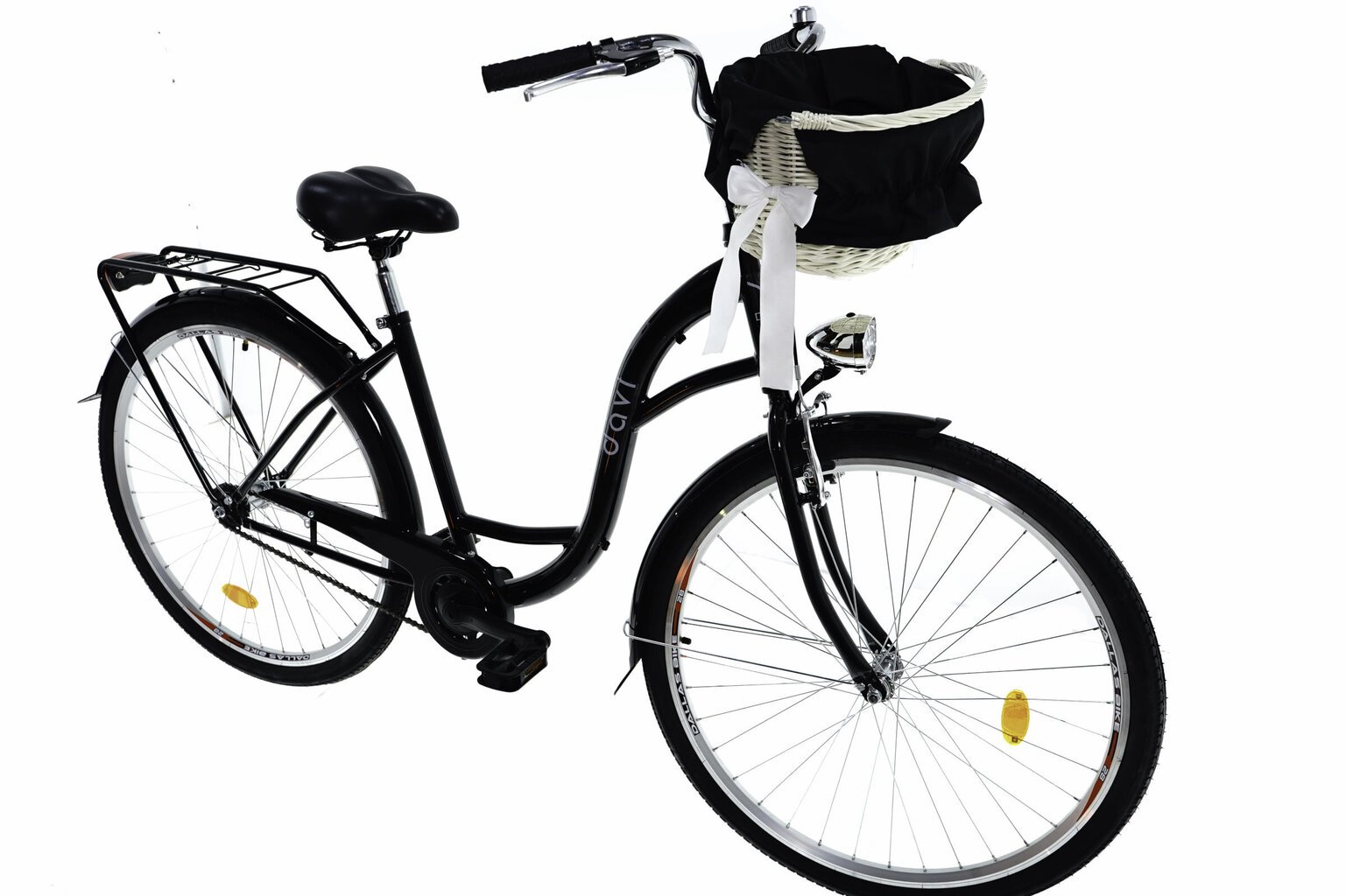 Moteriškas dviratis Davi Lila, 160-185 cm, 28", juodas kaina ir informacija | Dviračiai | pigu.lt