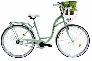 Moteriškas dviratis Davi Lila, 160-185 cm, 28", žalias kaina ir informacija | Dviračiai | pigu.lt