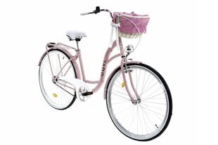 Moteriškas dviratis Davi Lila, 160-185 cm, 28", rožinis kaina ir informacija | Dviračiai | pigu.lt