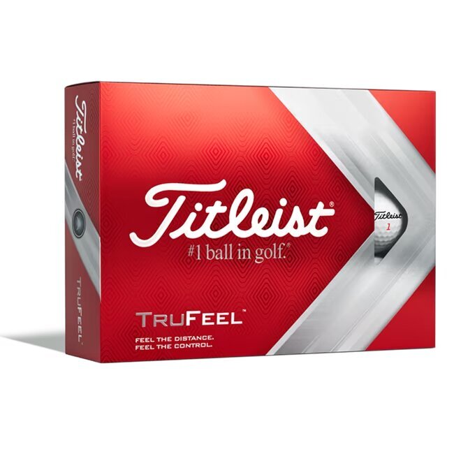 Golfo kamuoliukai Titleist TruFeel, 12vnt kaina ir informacija | Golfas | pigu.lt