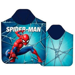 Детское полотенце- пончо Spiderman 9012 01, синий цена и информация | Полотенца | pigu.lt