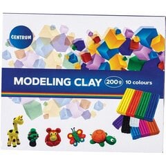 Plastilinas Centrum Modeling Clay, 10 spalvų kaina ir informacija | Piešimo, tapybos, lipdymo reikmenys | pigu.lt