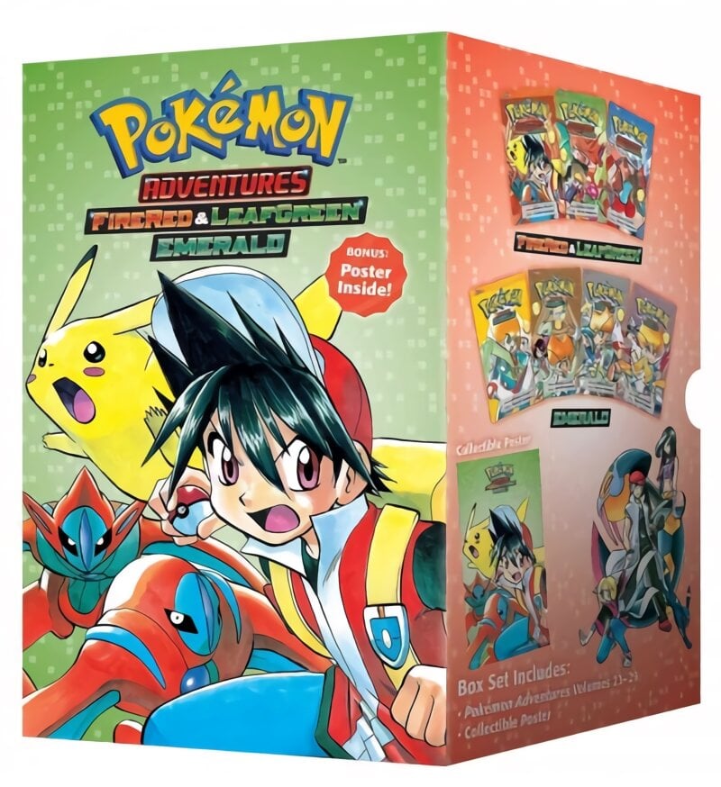 Pokemon Adventures FireRed & LeafGreen / Emerald Box Set: Includes Vols. 23-29, Volumes 23-29 kaina ir informacija | Fantastinės, mistinės knygos | pigu.lt