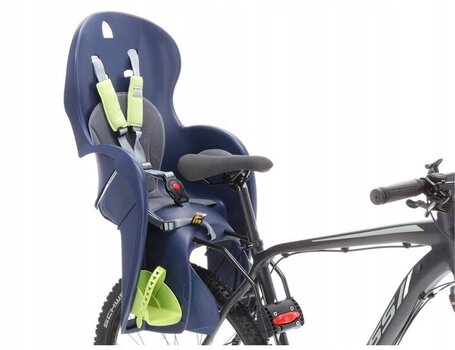Vaikiška galinė dviračio kėdutė Kross, mėlyna kaina ir informacija | Dviračių kėdutės vaikams | pigu.lt