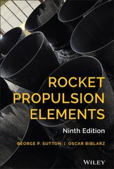 Rocket Propulsion Elements 9e 9th Edition kaina ir informacija | Socialinių mokslų knygos | pigu.lt