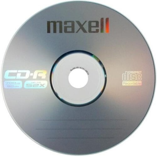 CD-R diskas Maxell, 700MB, 52X, 80 min. цена и информация | Vinilinės plokštelės, CD, DVD | pigu.lt