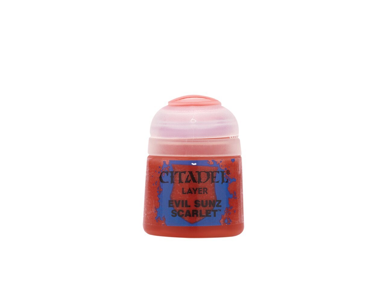 Akriliniai dažai Citadel Evil Sunz Scarlet (layer) 22-05, 12ml kaina ir informacija | Piešimo, tapybos, lipdymo reikmenys | pigu.lt