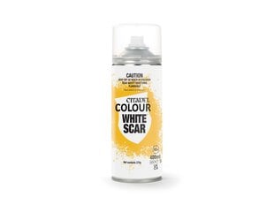 Грунт Citadel White Scar Spray, 62-36, 400 мл цена и информация | Принадлежности для рисования, лепки | pigu.lt