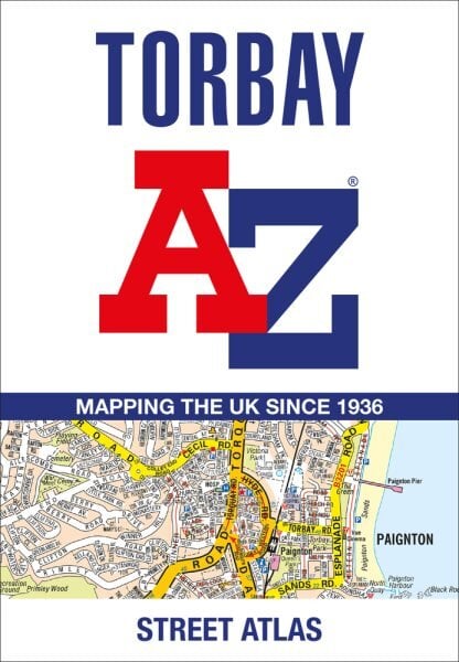 Torbay A-Z Street Atlas 7th Revised edition kaina ir informacija | Kelionių vadovai, aprašymai | pigu.lt