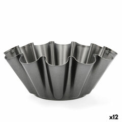 Форма для флана Quid Sweet Grey Чёрный 23 x 9 cm (12 штук) цена и информация | Формы, посуда для выпечки | pigu.lt