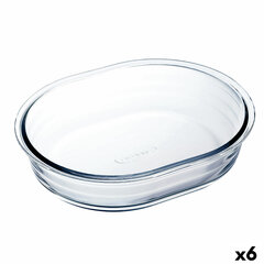 Форма для выпечки Ô Cuisine Овальный Прозрачный 25 x 20 x 6 cm (6 штук) цена и информация | Формы, посуда для выпечки | pigu.lt