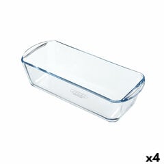 Форма для выпечки Pyrex Classic Vidrio Прямоугольный Прозрачный 28 x 11 x 8 cm (4 штук) цена и информация | Формы, посуда для выпечки | pigu.lt