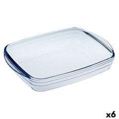 Форма для выпечки Ô Cuisine Прямоугольный Прозрачный Cтекло 23 x 15 x 5 cm (6 штук) цена и информация | Формы, посуда для выпечки | pigu.lt