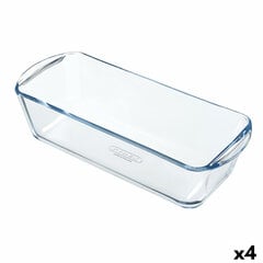 Форма для выпечки Pyrex Classic Прямоугольный 32 x 12 x 8 cm Прозрачный (4 штук) цена и информация | Формы, посуда для выпечки | pigu.lt