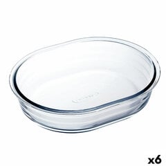 Форма для выпечки Ô Cuisine Овальный 19 x 14 x 4 cm Прозрачный (6 штук) цена и информация | Формы, посуда для выпечки | pigu.lt