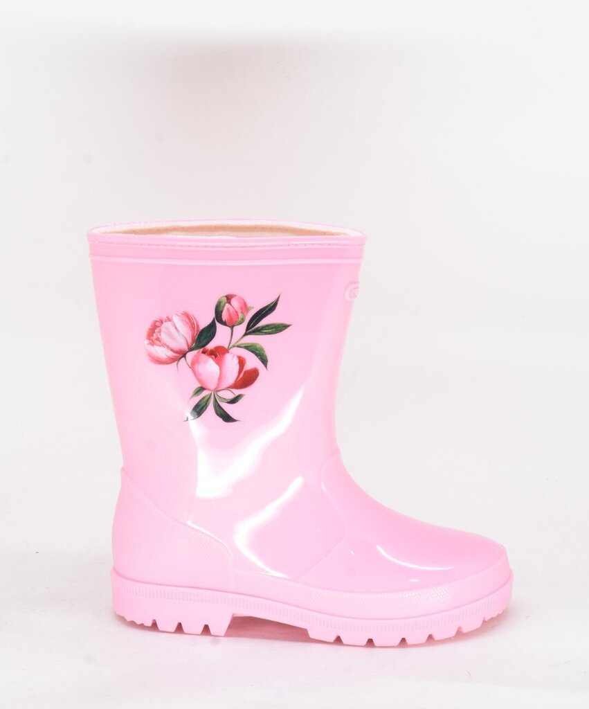 Guminiai batai mergaitėms Mursu, rožiniai цена и информация | Guminiai batai vaikams | pigu.lt