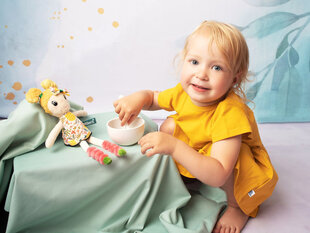 Skudurinė lėlė Maja, 30 cm kaina ir informacija | Žaislai mergaitėms | pigu.lt