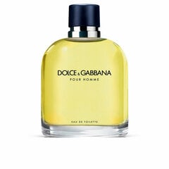 Туалетная вода Dolce & Gabbana Pour Homme EDT для мужчин, 75 мл цена и информация | Мужские духи | pigu.lt