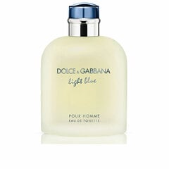 Туалетная вода Dolce & Gabbana Light Blue Pour Homme EDT для мужчин, 200 мл цена и информация | Мужские духи | pigu.lt