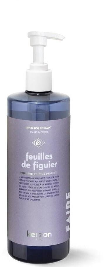 Šveičiamasis kūno prausiklis Kerzon Exfoliating Soap Feuilles de figuier, 500 ml kaina ir informacija | Kūno šveitikliai | pigu.lt