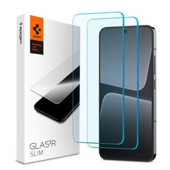 Spigen Glas.TR Slim 2 цена и информация | Защитные пленки для телефонов | pigu.lt