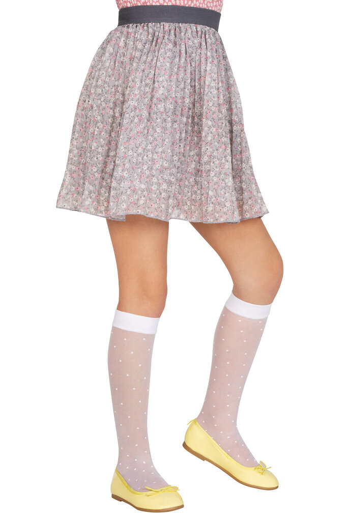 Kojinės mergaitėms Mona Dots 01, baltos, 20 DEN цена и информация | Kojinės, pėdkelnės mergaitėms | pigu.lt