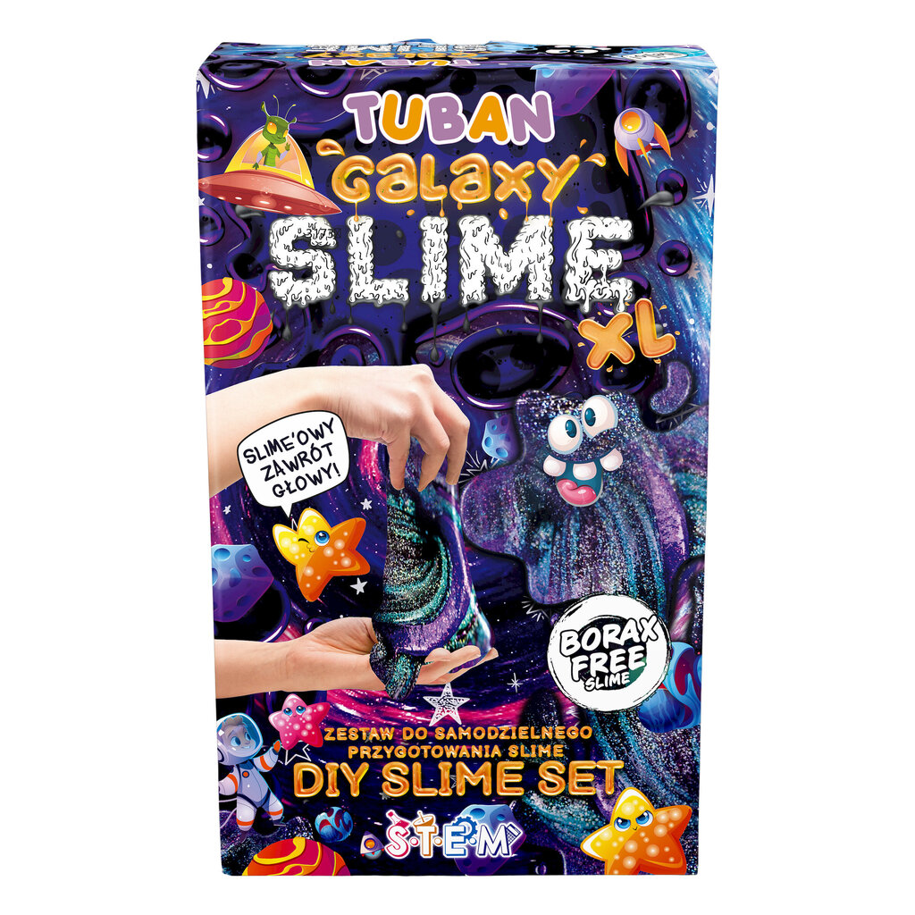 Slaimo gaminimo rinkinys Tuban Slime Galaxy XL TU3772 kaina ir informacija | Piešimo, tapybos, lipdymo reikmenys | pigu.lt