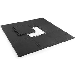 Спортивное напольное покрытие Gymstick Puzzle Mat Set, черное цена и информация | Аксессуары для тренажеров | pigu.lt