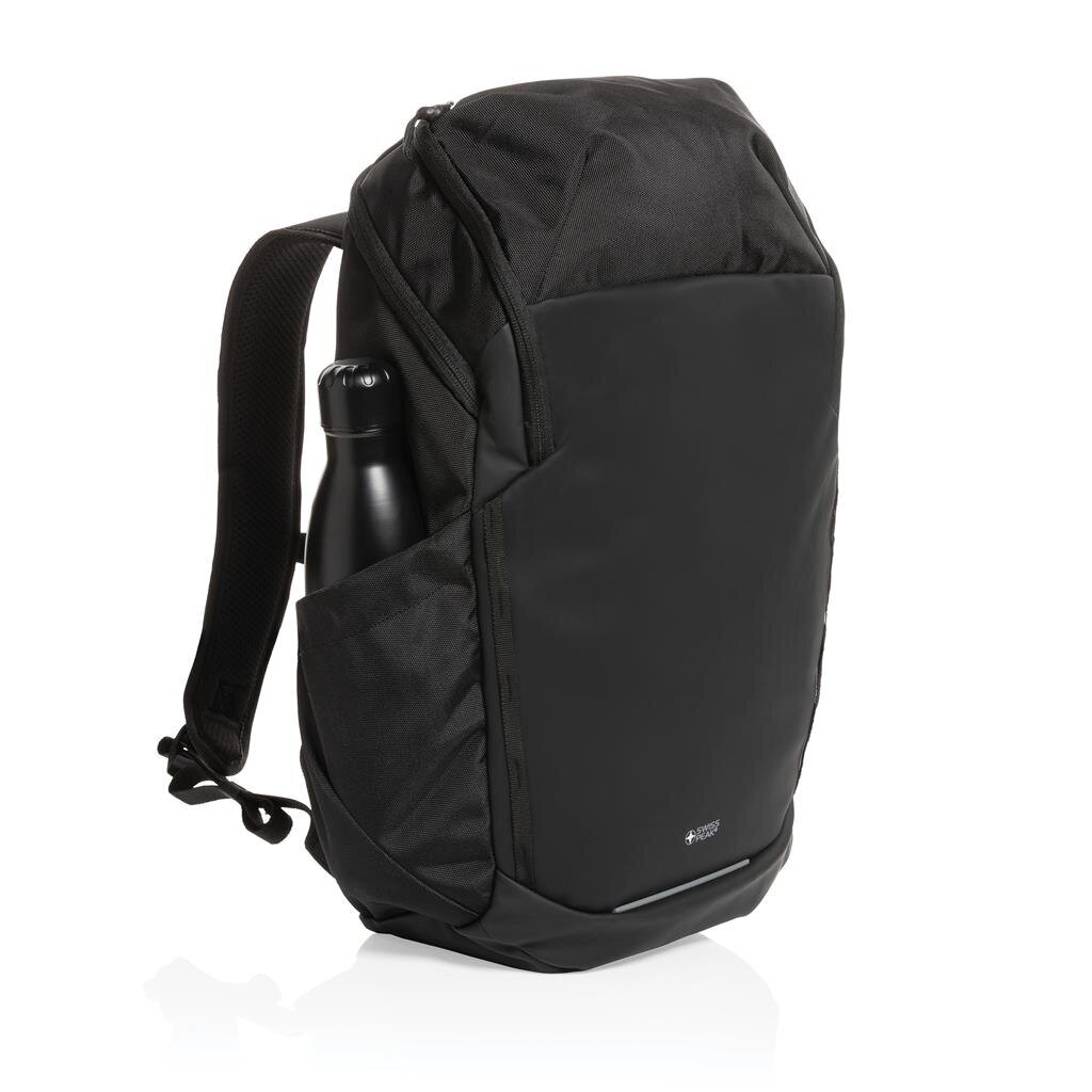 Kuprinė nešiojamam kompiuteriui 15,6" Swiss Peak Aware™, 19L, juoda kaina ir informacija | Kuprinės ir krepšiai | pigu.lt