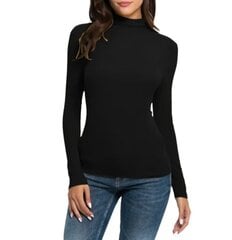 Marškinėliai moterims T&Z TZ 21, juodi kaina ir informacija | Marškinėliai moterims | pigu.lt