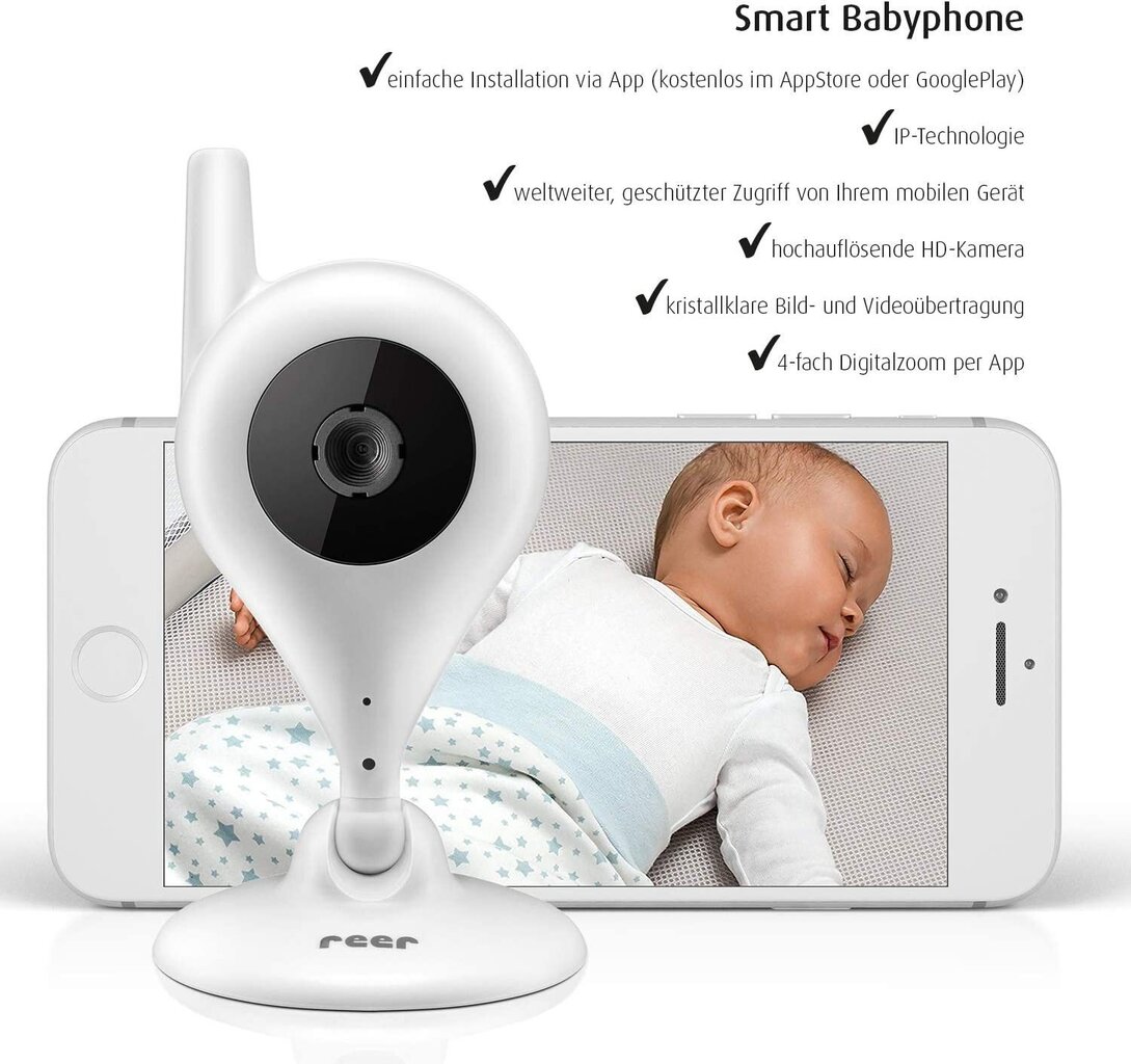 Mobili auklė Reer IP BabyCam kaina ir informacija | Mobilios auklės | pigu.lt
