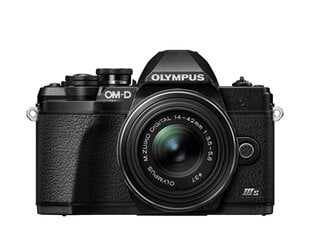 Olympus OM-D E-M10 Mark III S + M.ZUIKO DIGITAL 14-42mm F3.5-5.6 II R (Black) kaina ir informacija | Skaitmeniniai fotoaparatai | pigu.lt