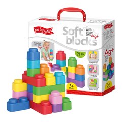 Набор силиконовых мягких блоков (21 элемент) цена и информация | Развивающие игрушки | pigu.lt