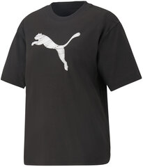 Футболка Puma Her Tee 673107 01/S, черная цена и информация | Женские футболки | pigu.lt