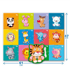 Макси-пазл - Зоопарк (61 x 47см) цена и информация | Развивающие игрушки | pigu.lt
