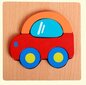 Medinė dėlionė automobilis kaina ir informacija | Žaislai kūdikiams | pigu.lt