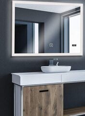 Vonios veidrodis, 100x60cm, skaidrus kaina ir informacija | Vonios veidrodžiai | pigu.lt