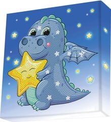 Алмазная мозаика Sleepy Time Dragon, 22X22 см цена и информация | Алмазная мозаика | pigu.lt