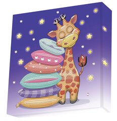 Алмазная мозаика Giraffe pillow, 22X22 см цена и информация | Алмазная мозаика | pigu.lt