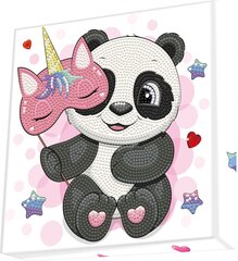 Алмазная мозаика Panda Corn, 22X22 см цена и информация | Алмазная мозаика | pigu.lt