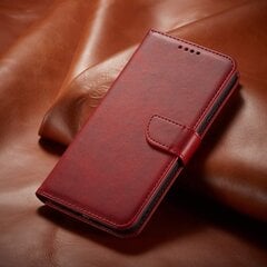 Чехол Wallet Case Xiaomi Redmi Note 13 Pro Plus 5G красный цена и информация | Чехлы для телефонов | pigu.lt
