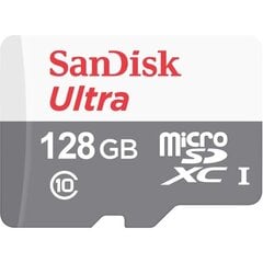 Карта памяти SD SanDisk SDSQUNR-128G-GN6MN 128GB цена и информация | Карты памяти для фотоаппаратов, камер | pigu.lt