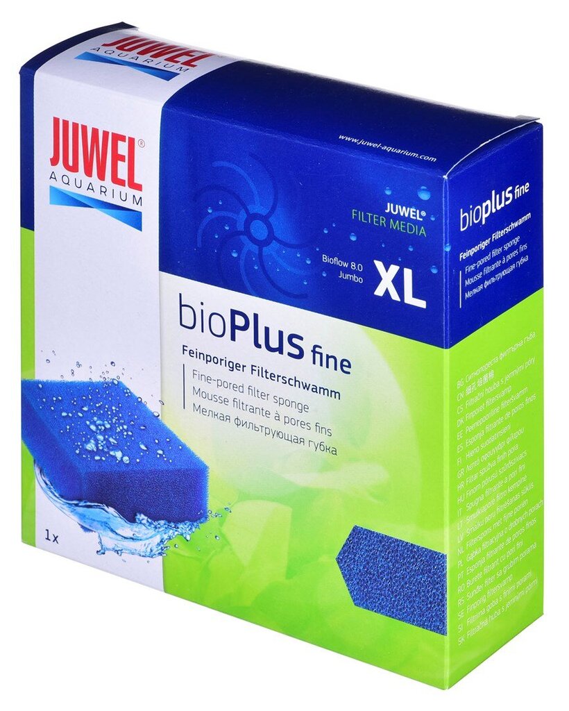 Filtro kempinėlė JUWEL bioPlus fine 88151, XL kaina ir informacija | Akvariumai ir jų įranga | pigu.lt