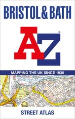 Bristol and Bath A-Z Street Atlas 7th Revised edition цена и информация | Путеводители, путешествия | pigu.lt